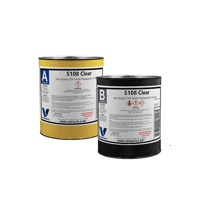 5108 High-Solids Fast Drying Polyaspartic | Versatile High